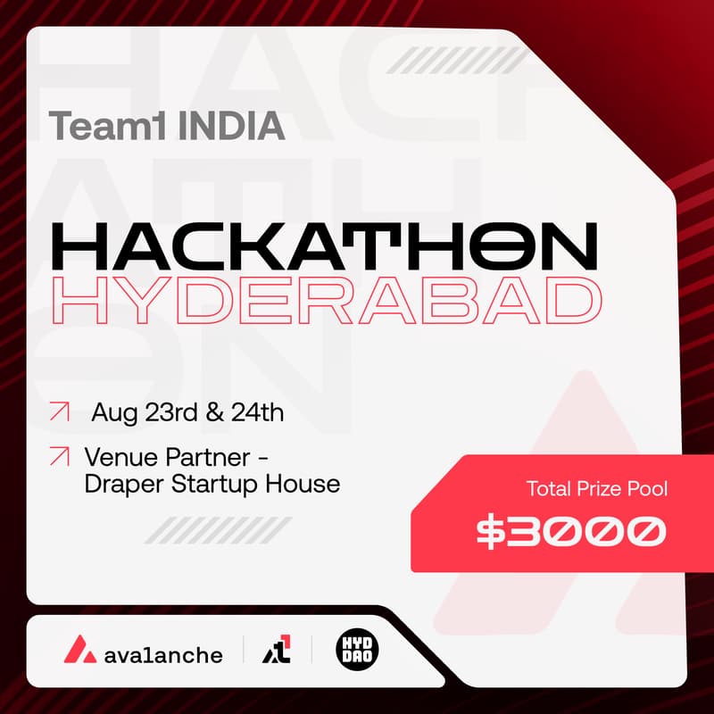 Cover Image for Team1 Hackathon: Hyderabad
