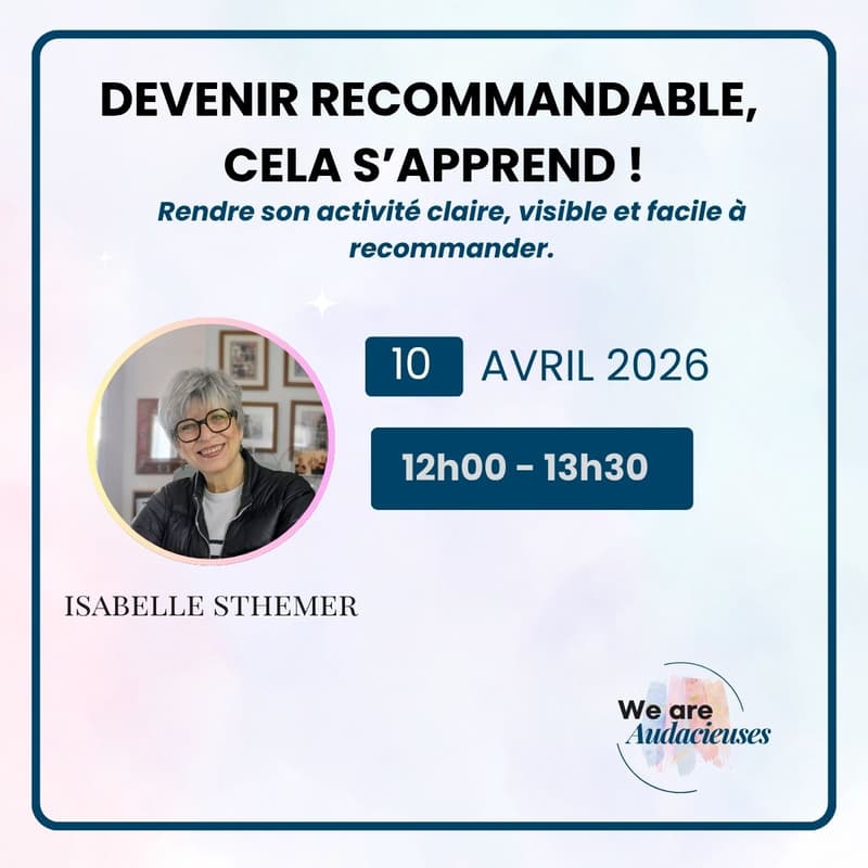 Cover Image for Devenir recommandable, ça se travaille.