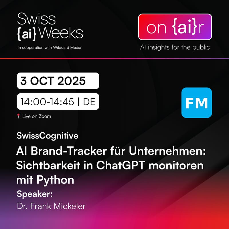 Cover Image for on {ai}r | AI Brand-Tracker für Unternehmen: Sichtbarkeit in ChatGPT monitoren mit Python