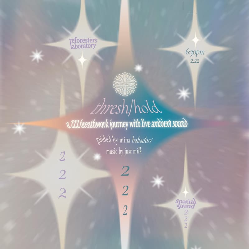 Cover Image for thresh/hold: breathwork journey with live ambient music