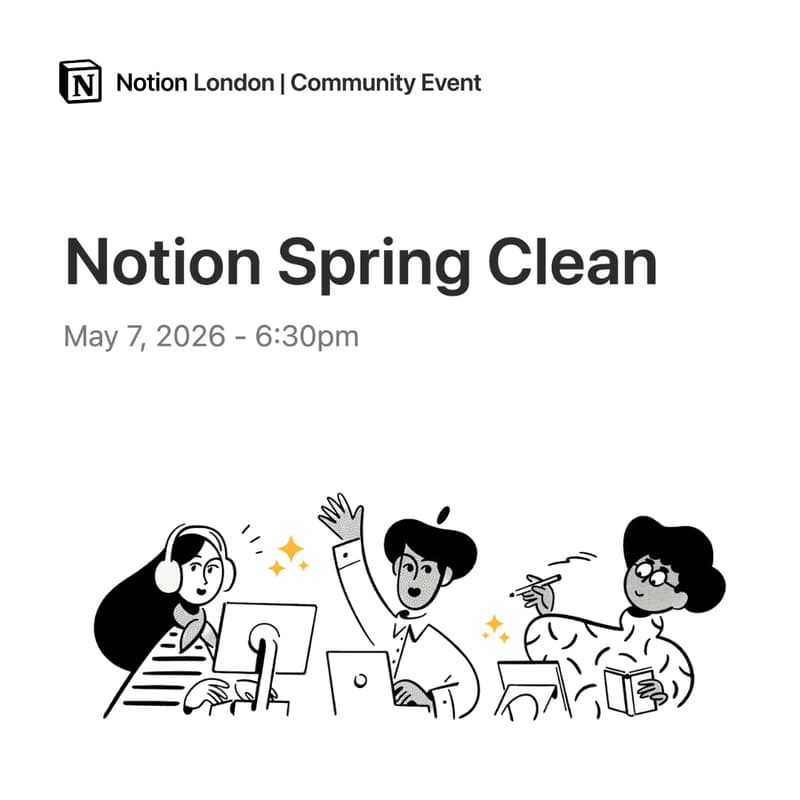Cover Image for Notion Social and Spring Clean