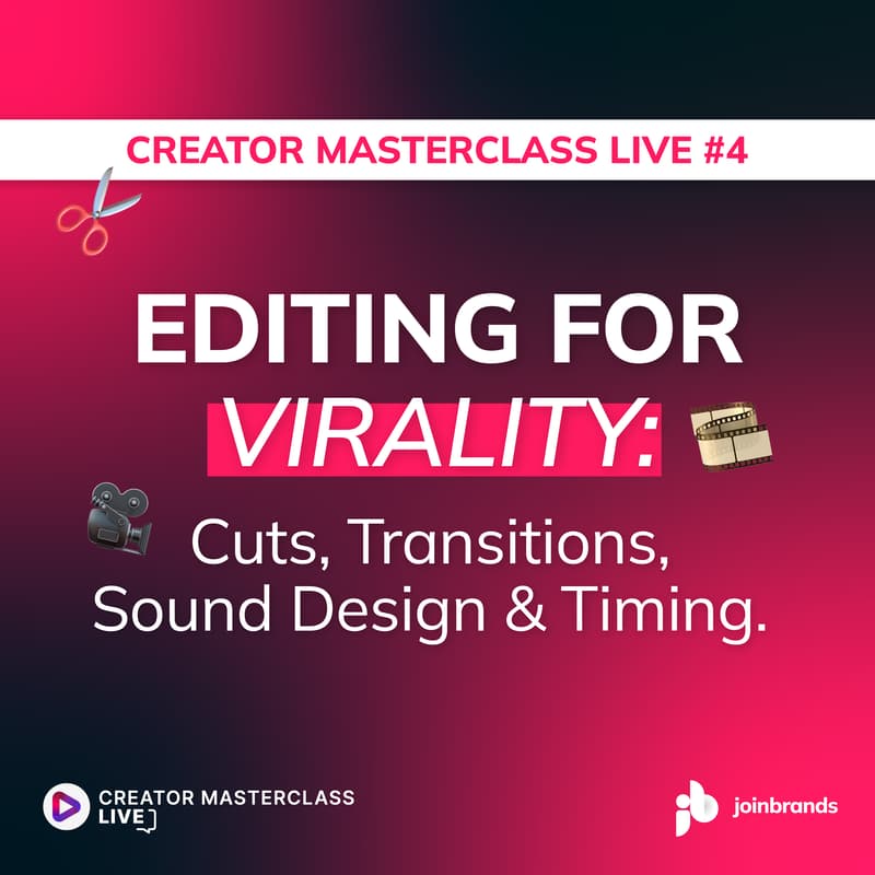 Creator Masterclass Live #4 · Luma