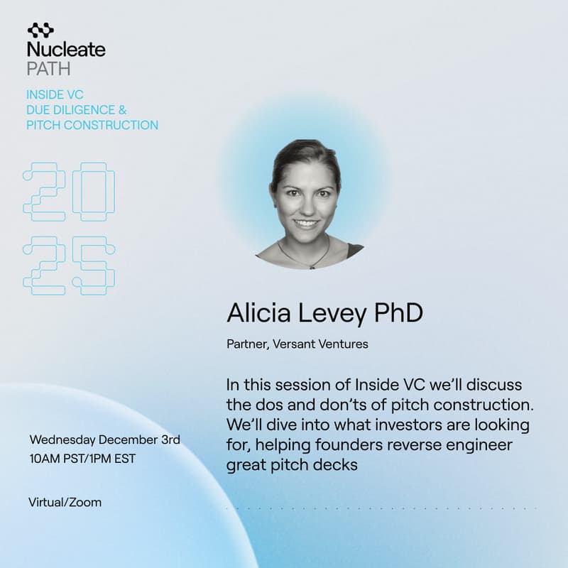Cover Image for Inside VC Session 3: Due Diligence & Pitch Construction with Alicia Levey