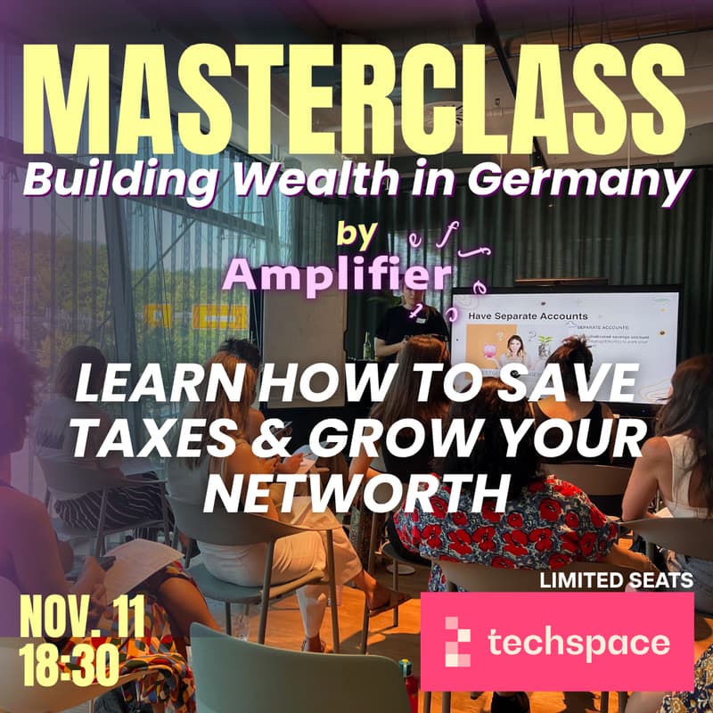 Cover Image for Masterclass: Building Wealth in Germany - Pension & Investments for Women