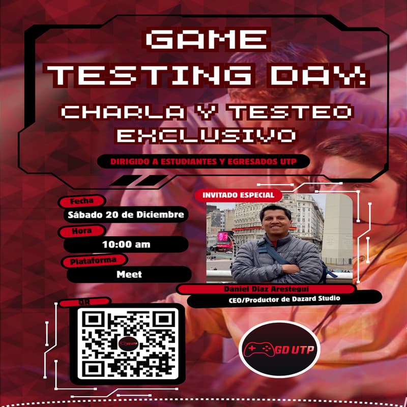 Cover Image for Game Testing Day: Charla y testeo exclusivo🎮