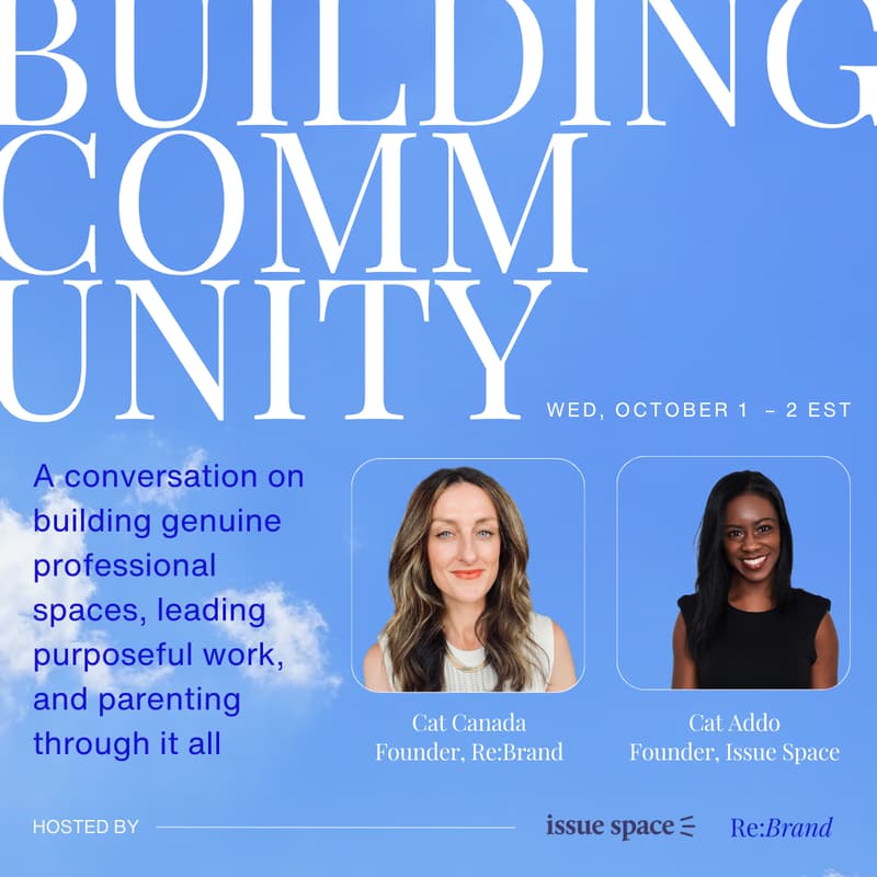 Cover Image for Building Community: On Spaces, Purpose, & Parenting