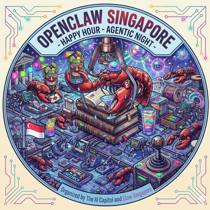 Cover Image for OpenClaw Singapore Happy Hours - Agentic Night