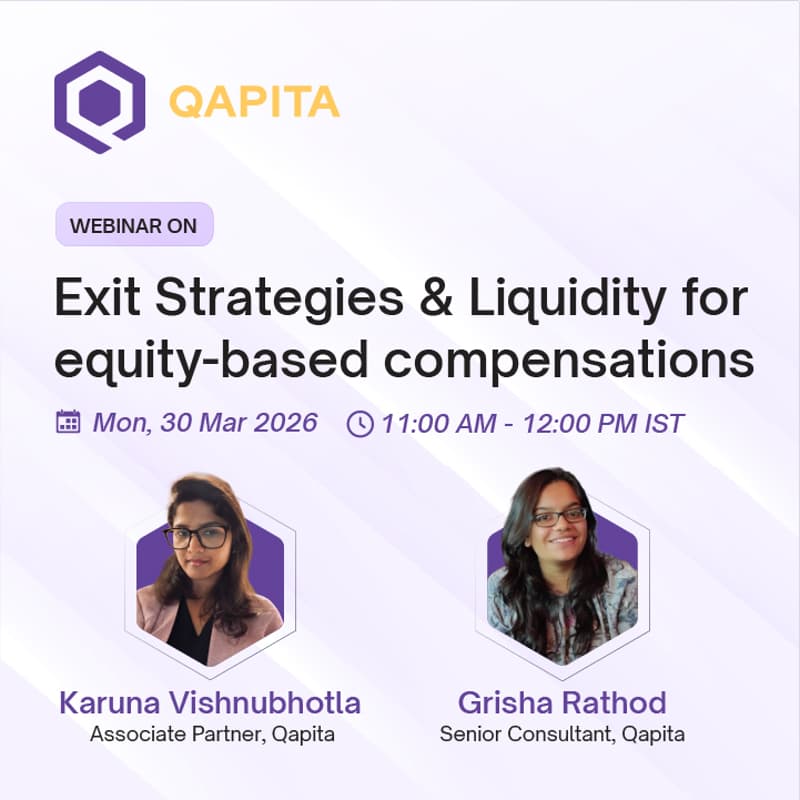 Cover Image for Webinar on Exit Strategies and Liquidity for Equity-Based Compensation
