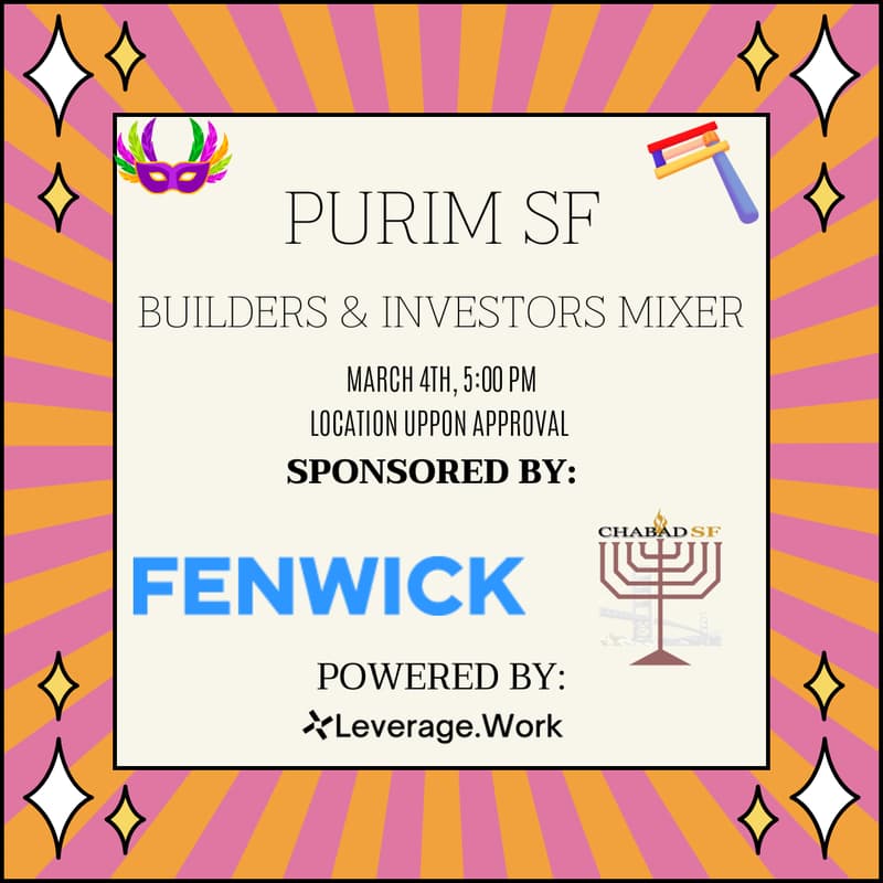Cover Image for Purim for AI Builders & Investors Mixer