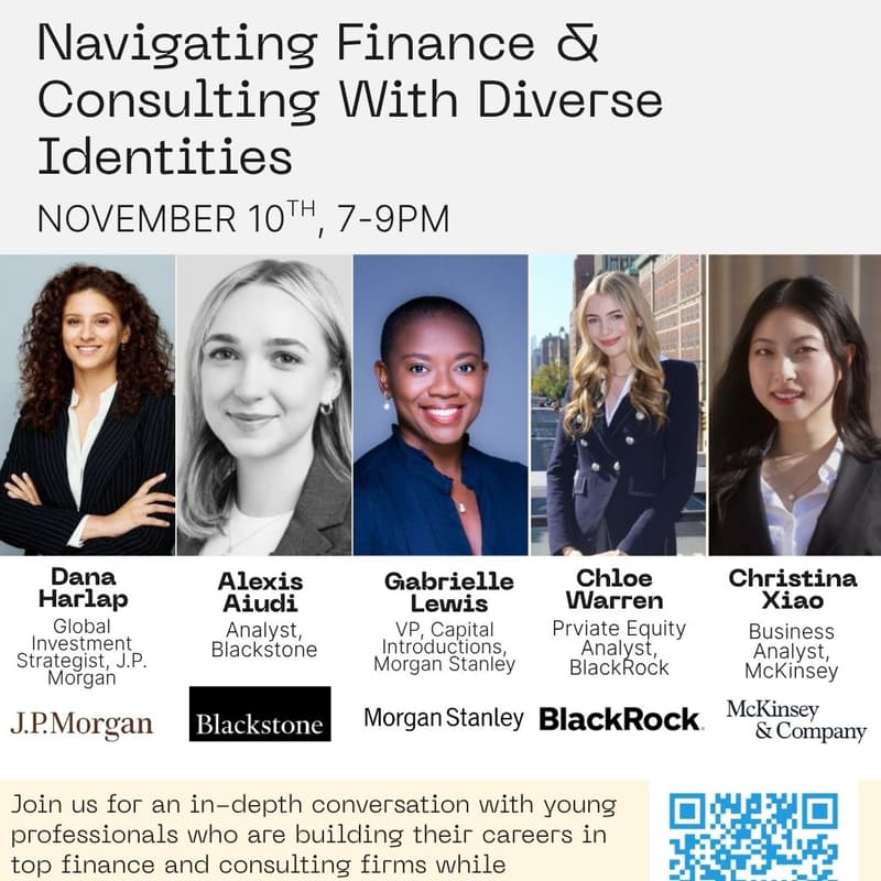 Cover Image for [Columbia Women's Business Society] Diverse Identities in Finance