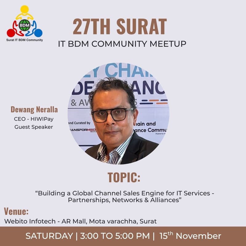 Cover Image for โBuilding a Global Channel Sales Engine for IT Services - Partnerships, Networks & Alliancesโ