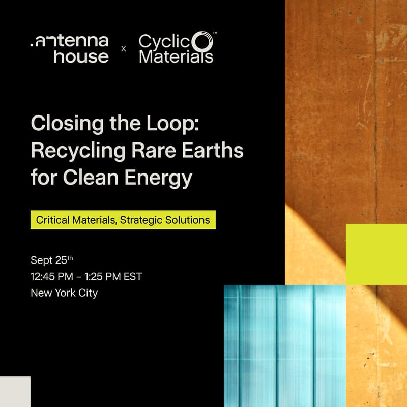 Cover Image for Closing the Loop: Recycling Rare Earths for Clean Energy