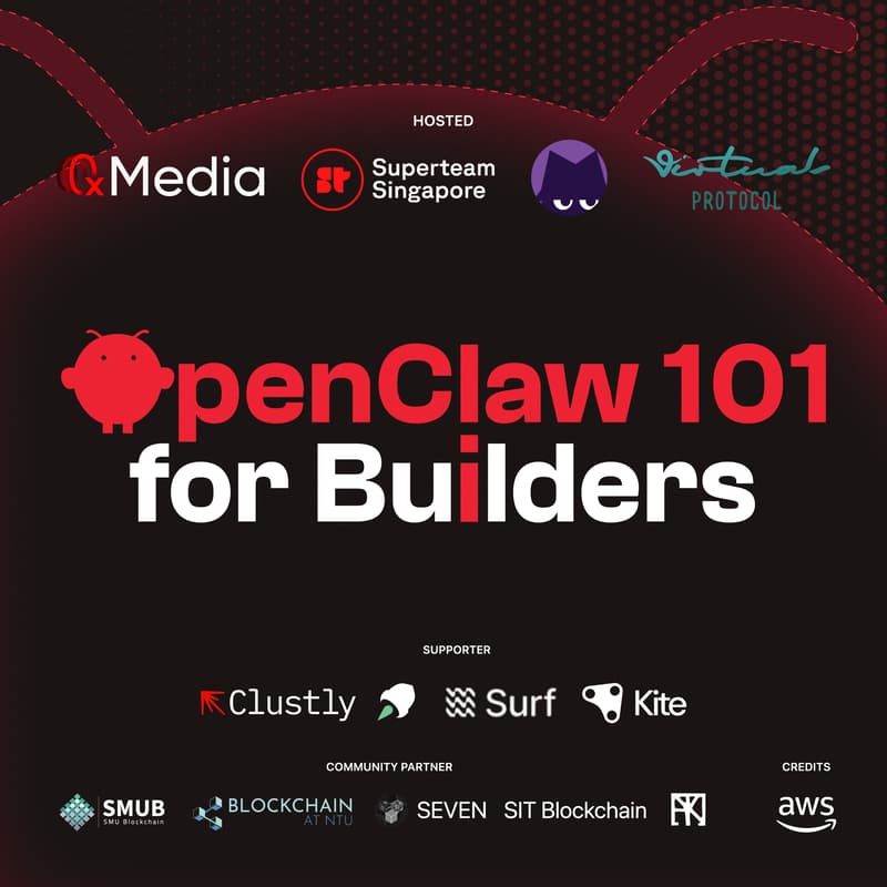 Cover Image for OpenClaw 101 for Builders Singapore