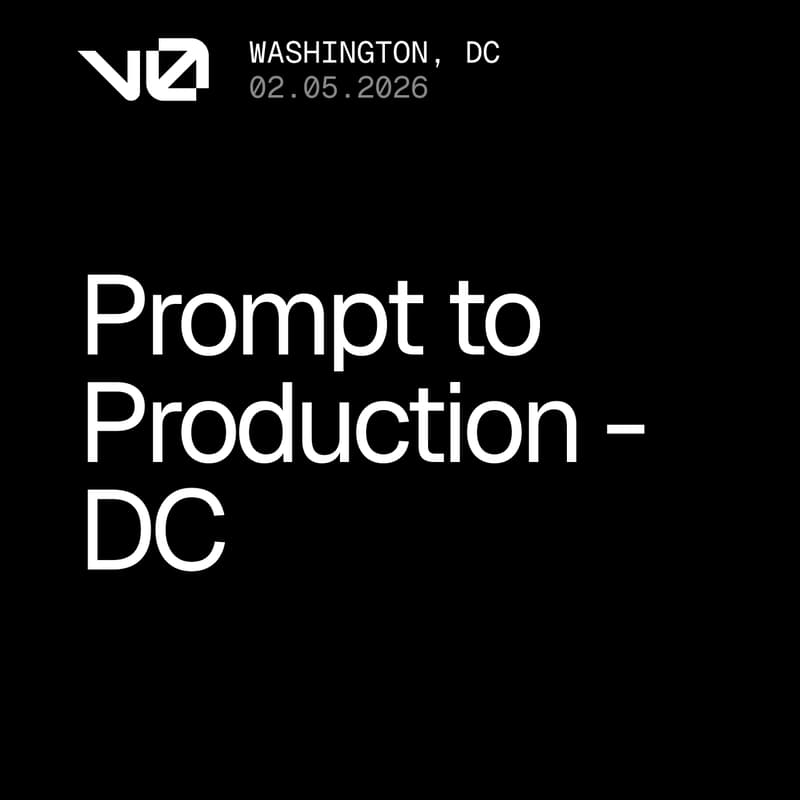 Cover Image for v0 Prompt to Production — DC