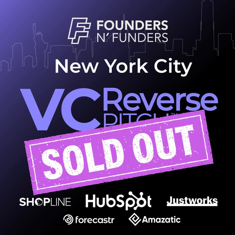 Cover Image for Founders N' Funders: NYC VC Reverse Pitch