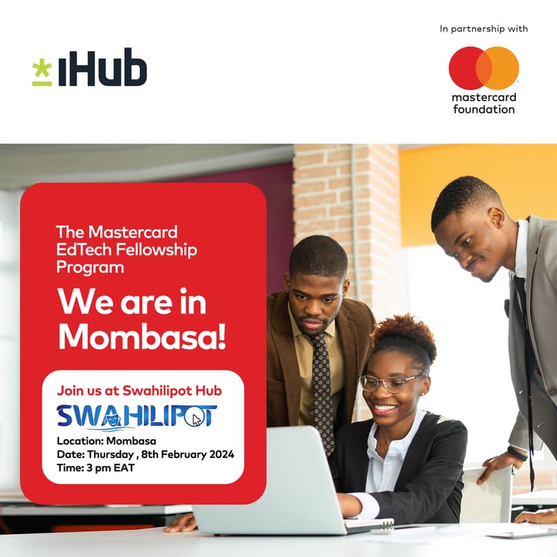 Edtech Info session at Swahilipot Hub · Luma
