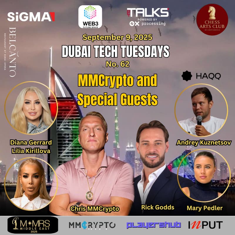 Cover Image for Dubai Tech Tuesdays No. 62 - MMCrypto and Special Guests