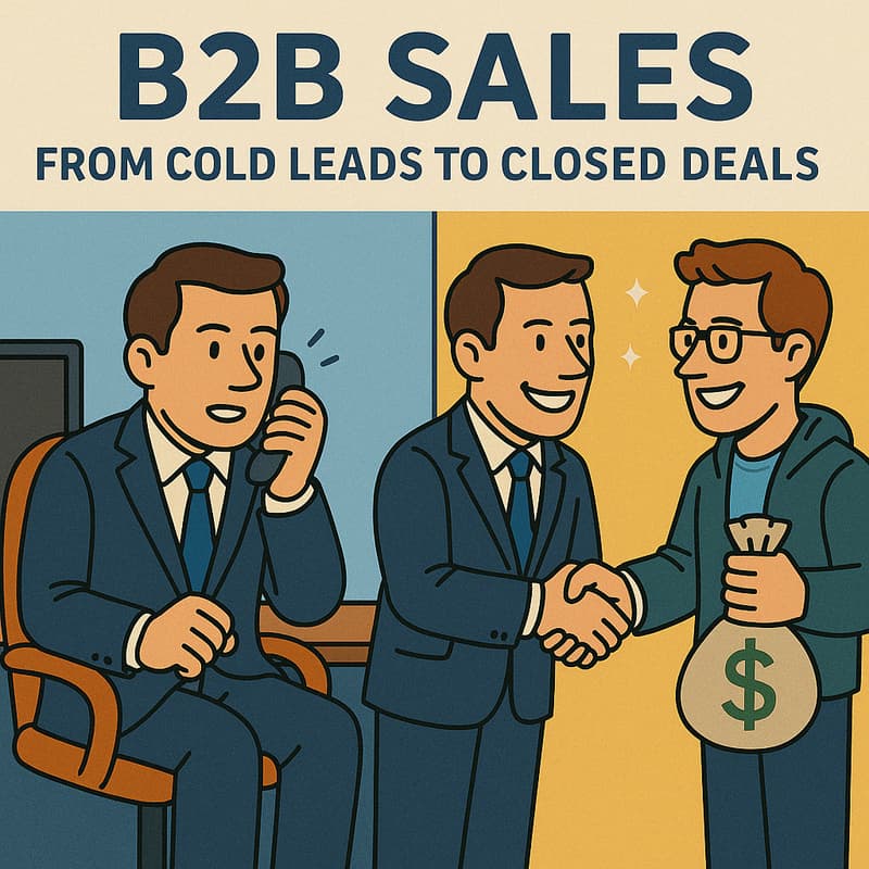 Cover Image for B2B Sales – from Cold Leads to Closed Deals