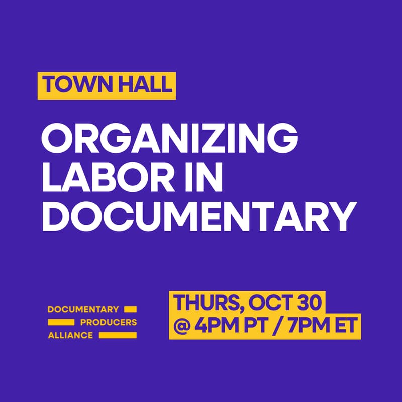 Cover Image for Town Hall - Organizing Labor in Documentary