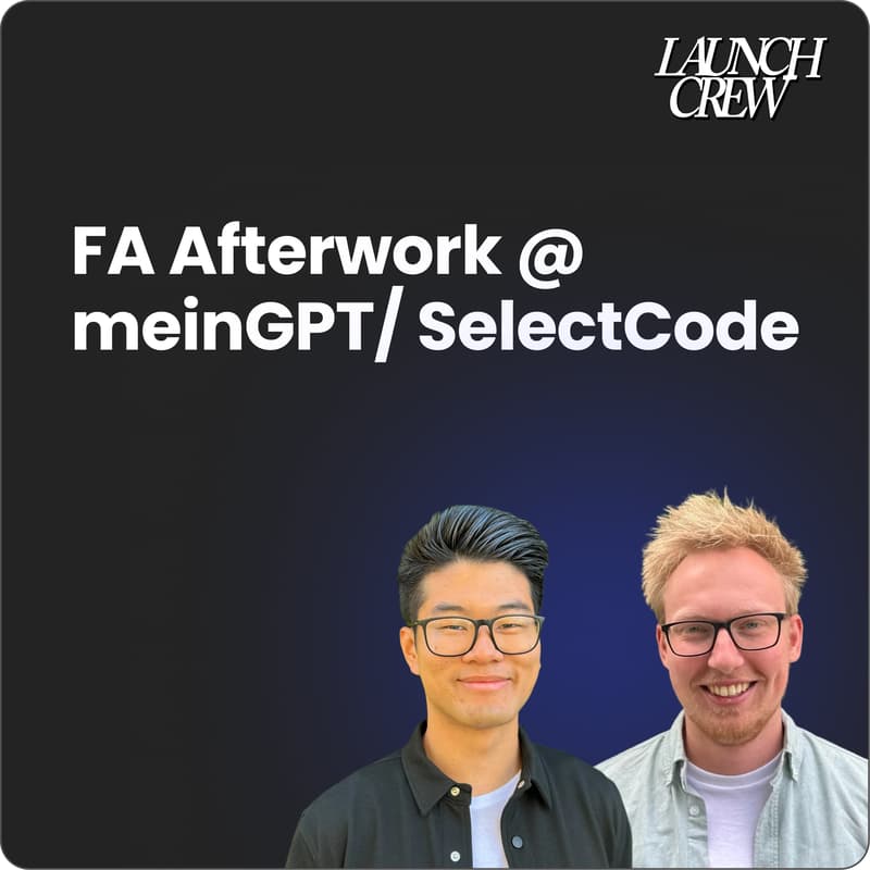 Cover Image for FA Afterwork @ meinGPT/ SelectCode