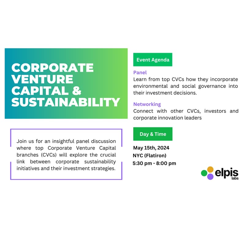 Corporate Venture Capital & Sustainability · Luma