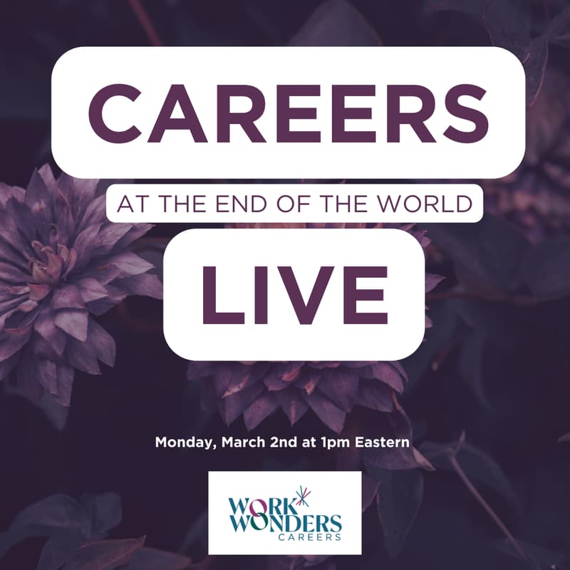 Cover Image for Careers at the End of the World: Live