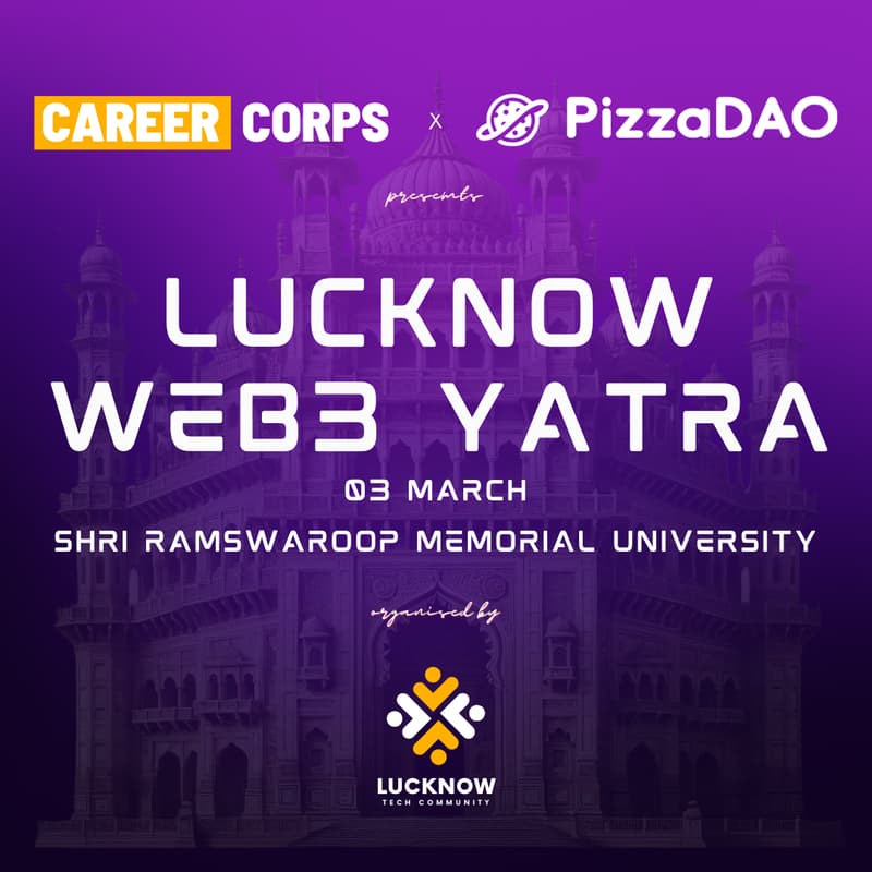 Cover Image for Lucknow Web3 Yatra - Shri Ramswaroop Memorial University