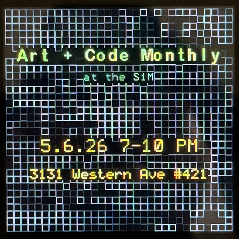 Cover Image for Art + Code Monthly