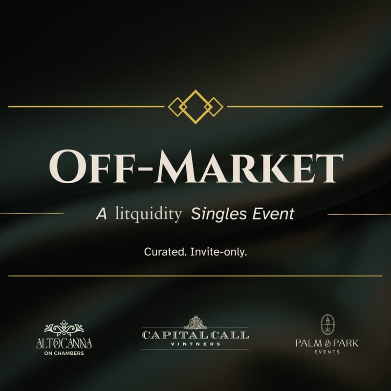 Cover Image for OFF-MARKET | A Litquidity Singles Event