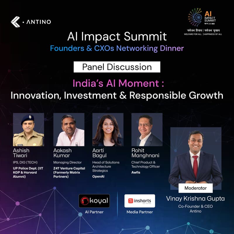 Cover Image for AI Impact Summit - Founders & CXOs Networking Dinner