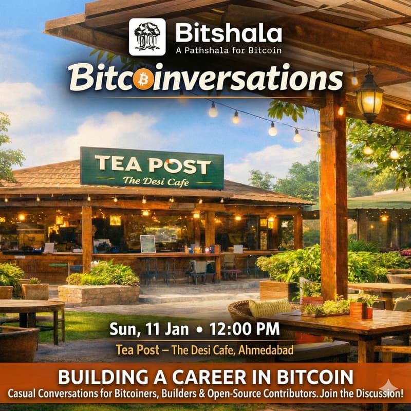 Cover Image for Bitshala Bitcoinversations: Ahmedabad First Gathering
