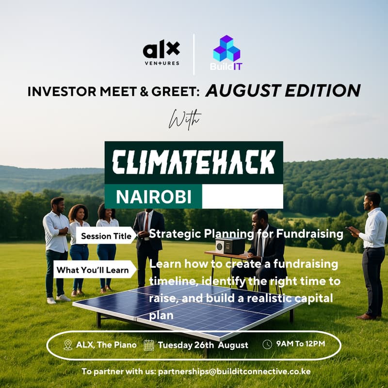 Cover Image for Investor Meet & Greet: August Edition – Nairobi