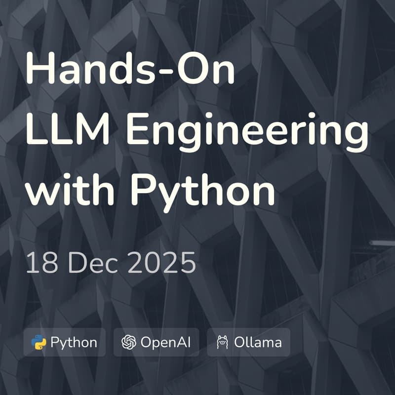 Cover Image for Hands-On LLM Engineering with Python (Part 1)
