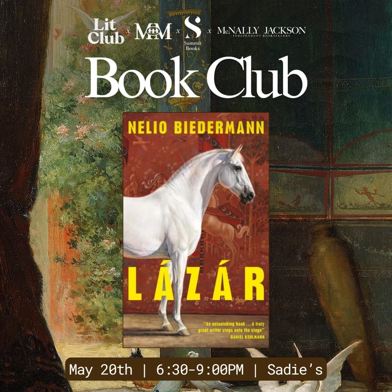 Cover Image for Book Club: Lázár by Nelio Biedermann