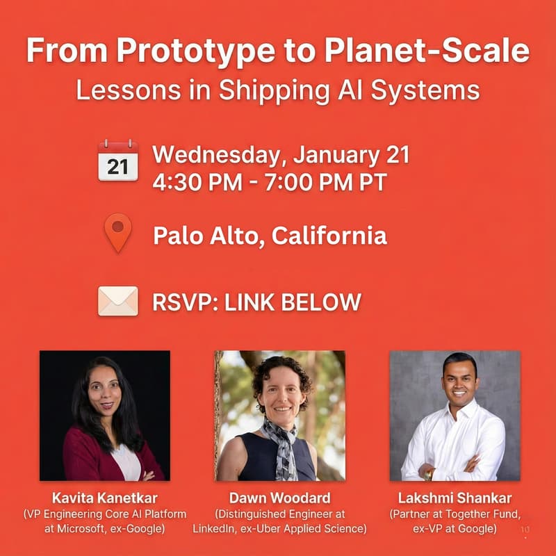 Cover Image for From Prototype to Planet-Scale: Lessons in Shipping AI Systems