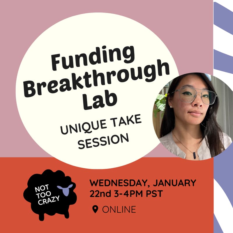 Cover Image for Funding Breakthrough Lab: Unique Take Session