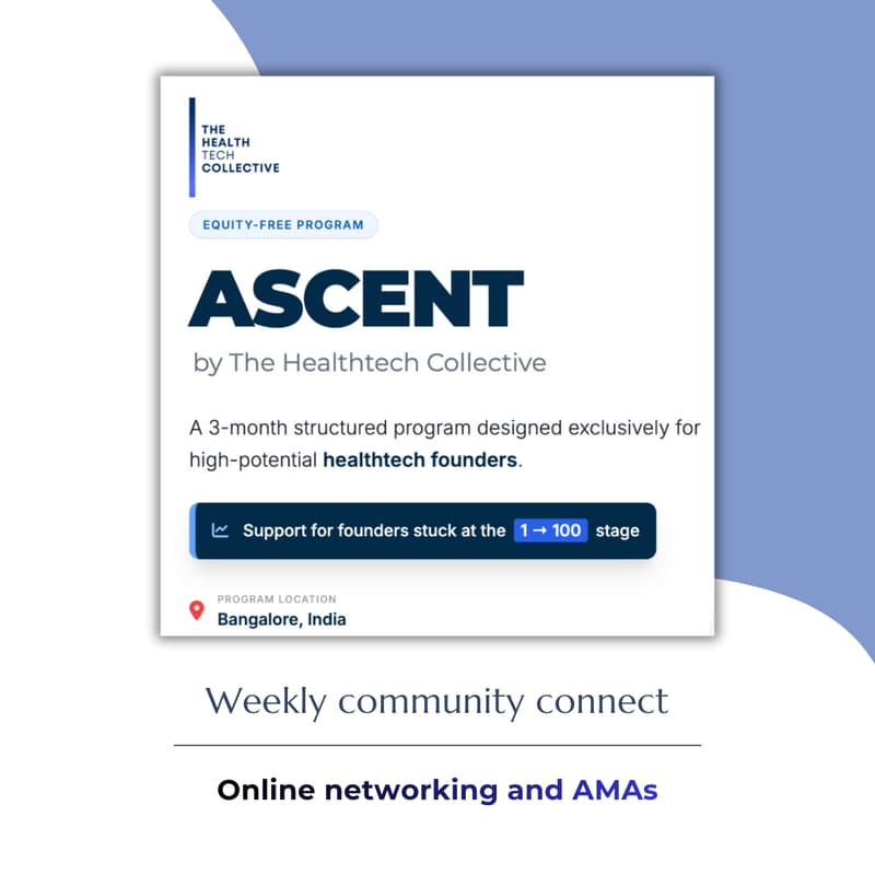 Cover Image for THC Community connect | Virtual networking and AMA | Get to know "ASCENT"