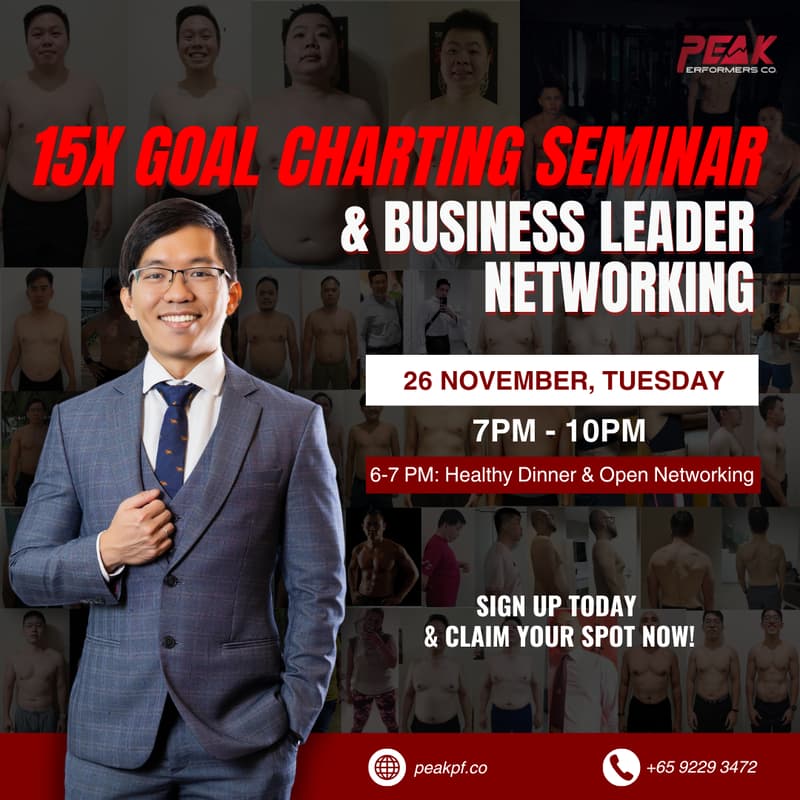 Cover Image for 15x Goal Charting Seminar & Business Leader Networking