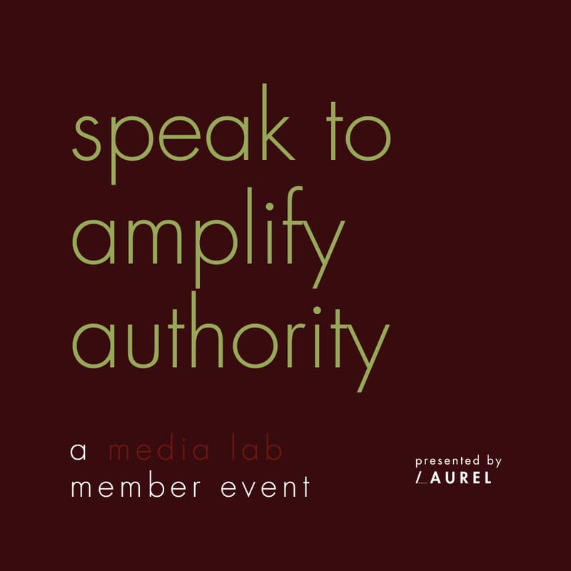 Cover Image for see authority through speaking (special guest)