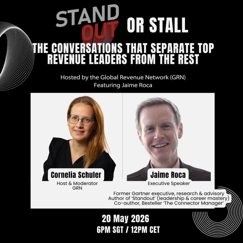 Cover Image for Stand Out or Stall: The Conversations That Separate Top Revenue Leaders from the Rest