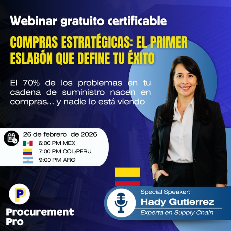 Cover Image for Compras Estratégicas: El Primer Eslabón que Define tu Éxito