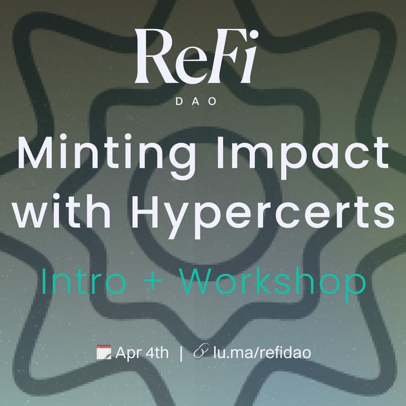 Cover Image for Minting Impact: Introduction to Hypercerts + Hands-On Workshop