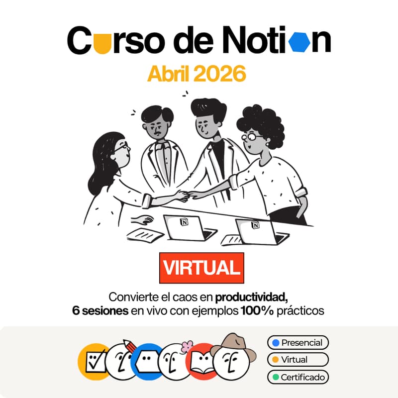 Cover Image for Curso de Notion - Virtual