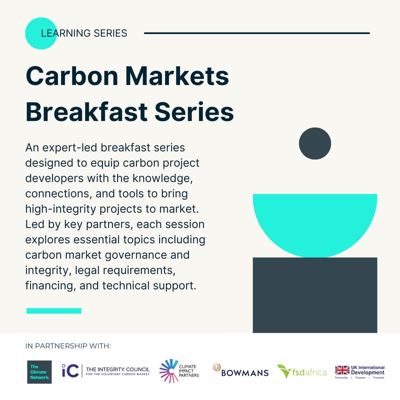 Cover Image for Carbon Markets Breakfast Series: Webinar Registration (Final Session)