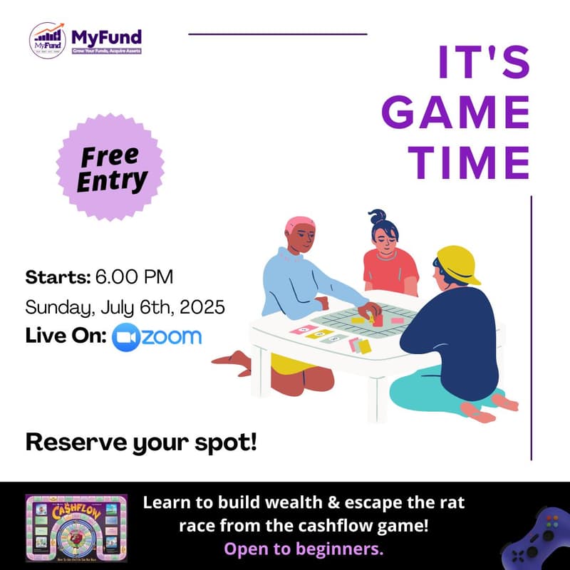 Cover Image for MyFund Cashflow Game (July Edition)