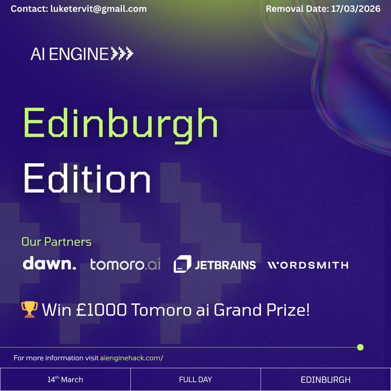 Cover Image for AI Engine Hack - Edinburgh Edition