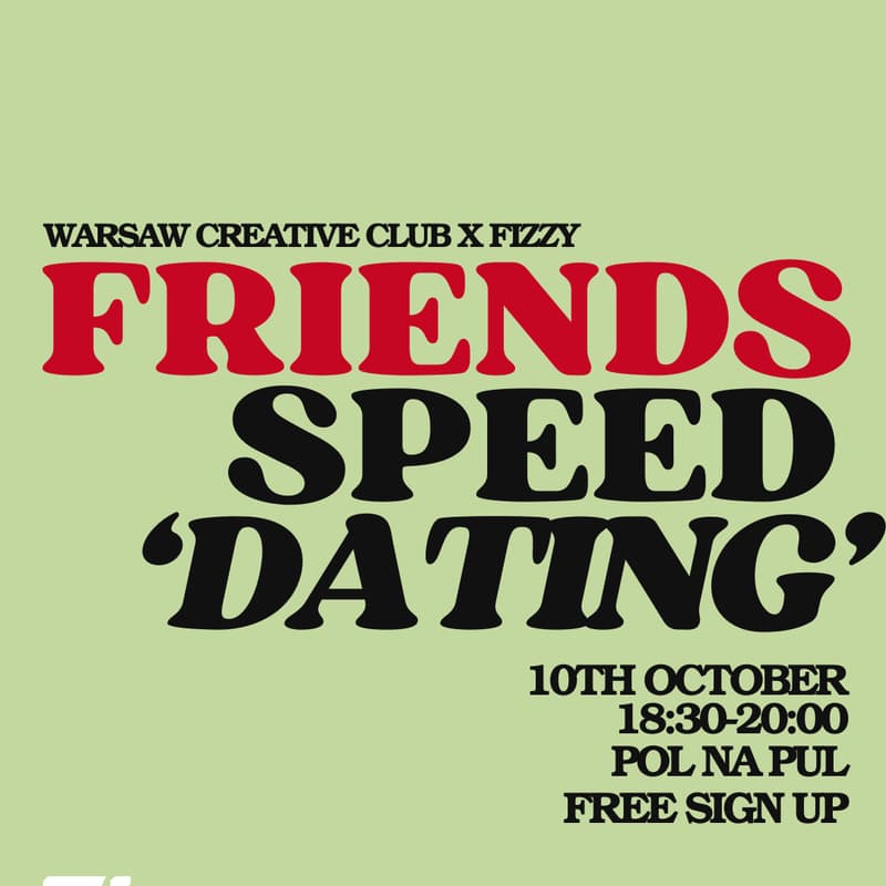 Cover Image for Warsaw Creative Club X Fizzy Friends Speed Dating