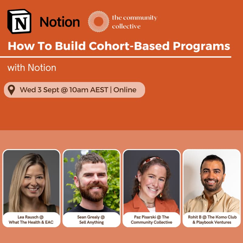 Cover Image for π΅ How To Build Cohort-Based Programs with Notion