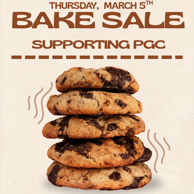 Cover Image for PGC Bake Sale Tabling