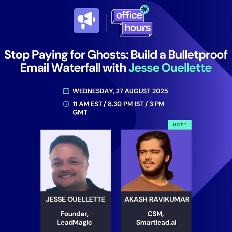 Cover Image for Stop Paying for Ghosts: Build a Bulletproof Email Waterfall with Jesse Ouellette